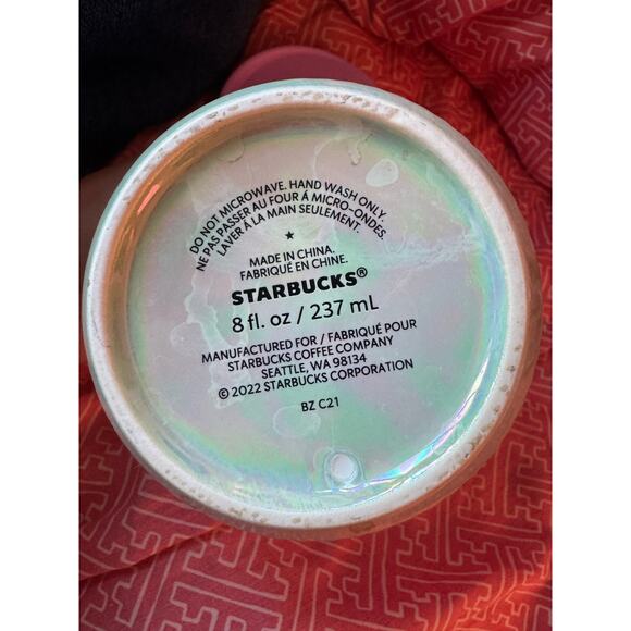 Shimmery Starbucks Mermaid Travel Mug 8 fl oz - Picture 2 of 7